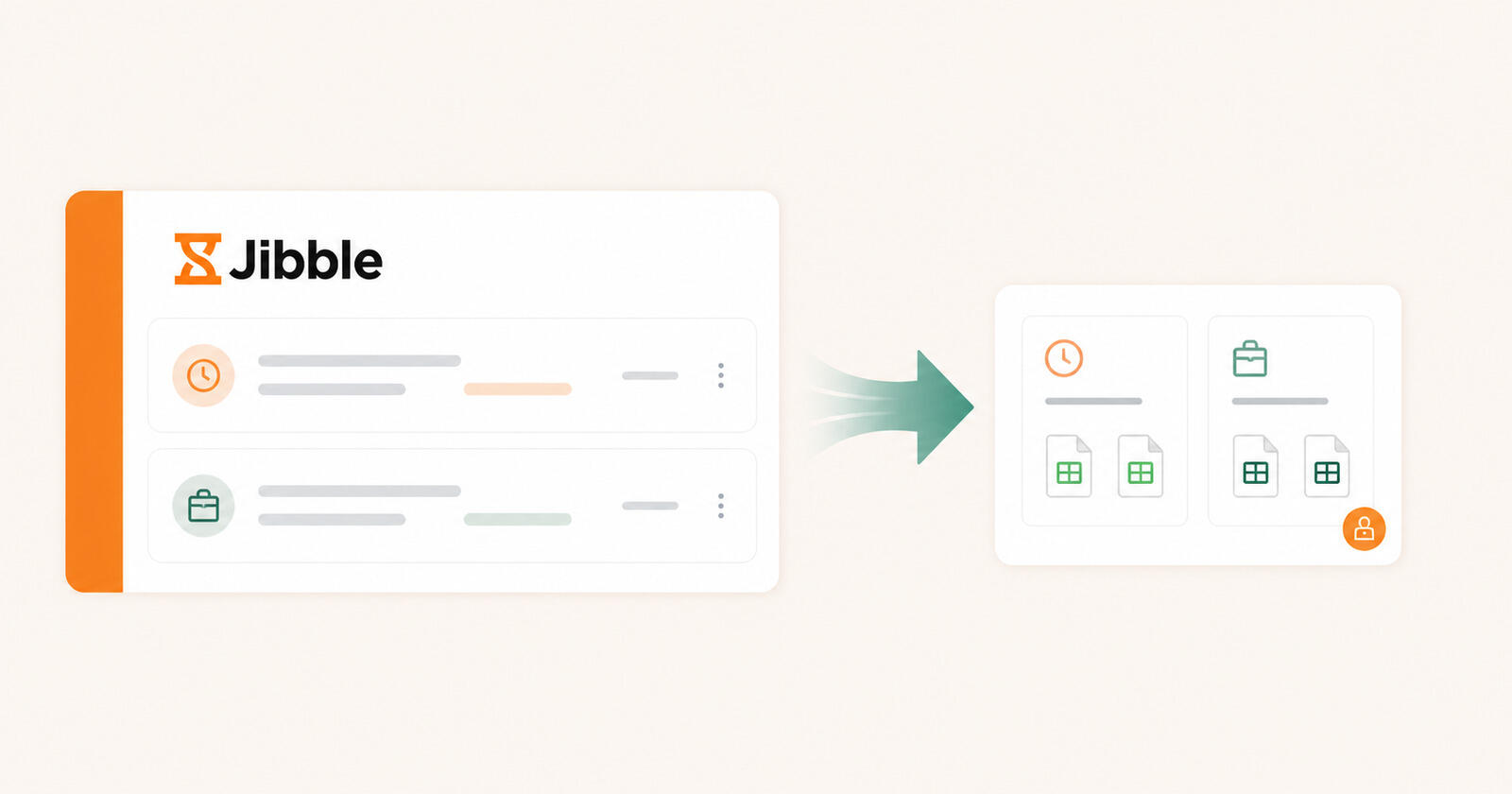 Jibble timesheet export and tracked time report compared