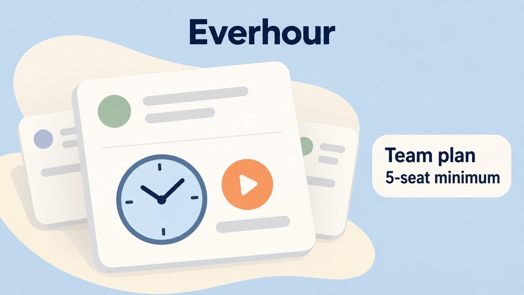 Everhour pricing in 2026: the Team plan, the free plan and the 5-seat minimum