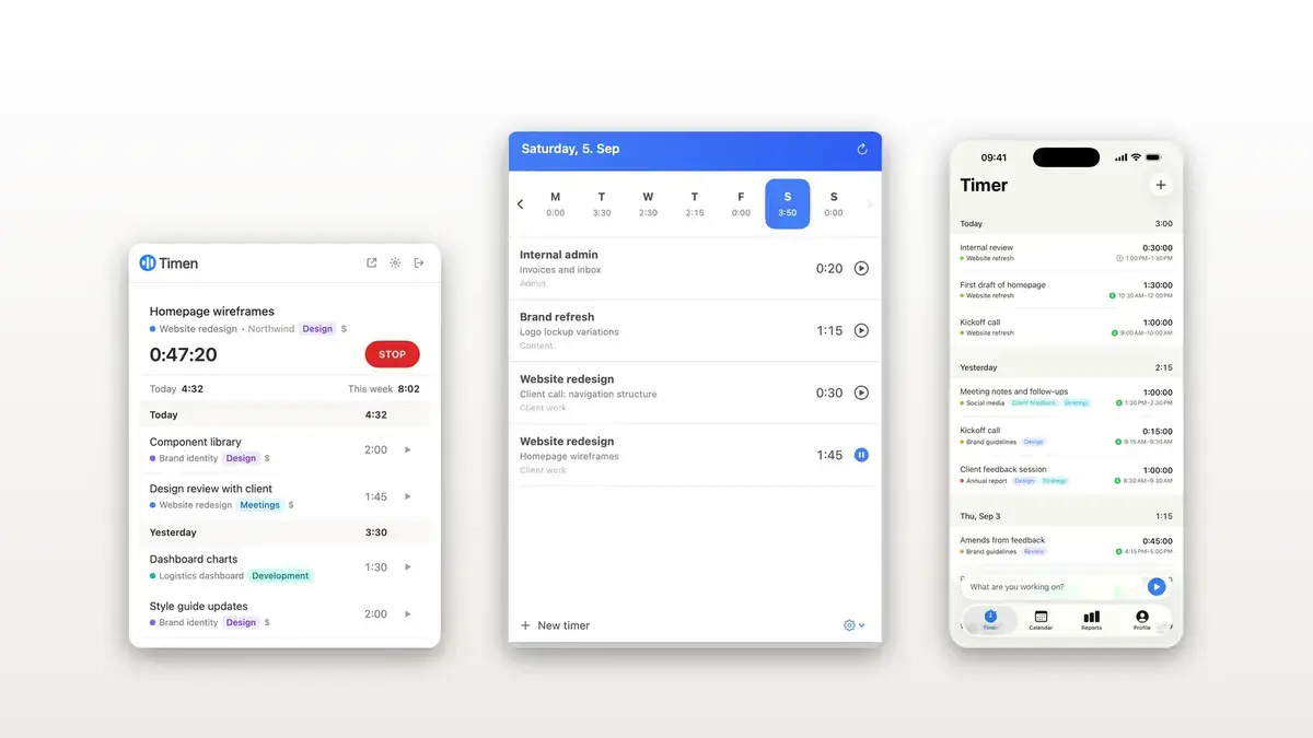 New in Timen: apps, extensions, themes, and a way to chip in hero image